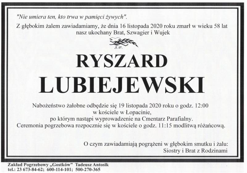 Ryszard Lubiejewski
