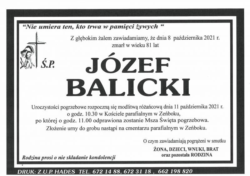 JÓZEF BALICKI