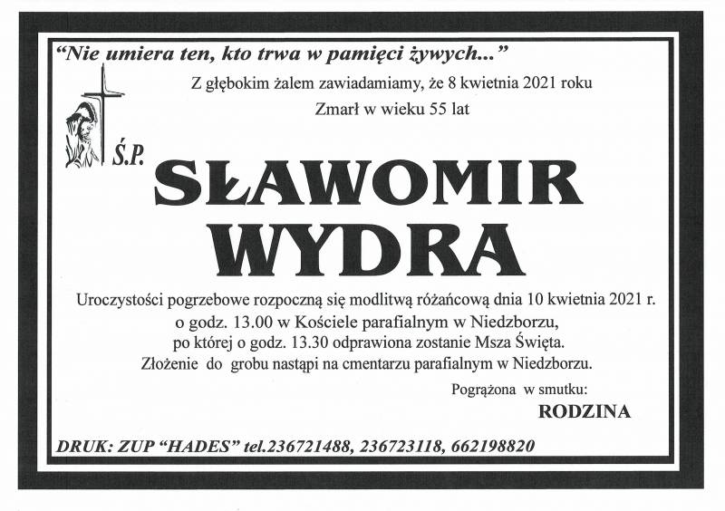 SŁAWOMIR WYDRA