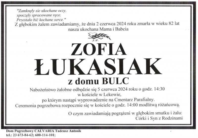 Zofia Łukasiak