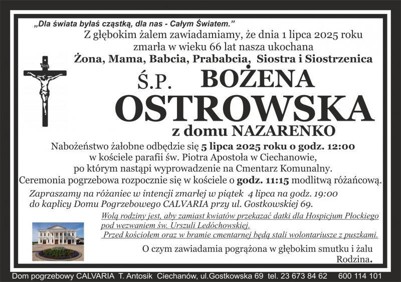 Bożena Ostrowska