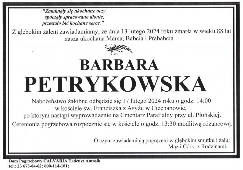 Barbara Petrykowska