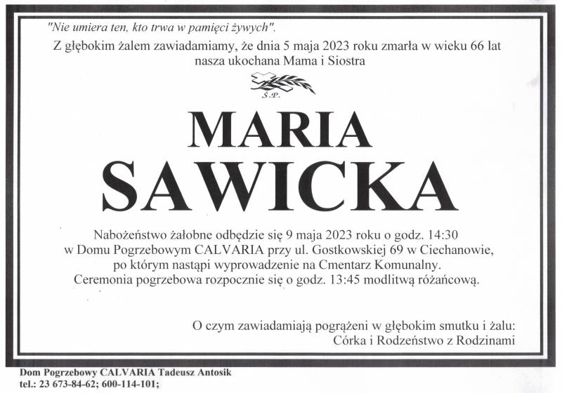 Maria Sawicka