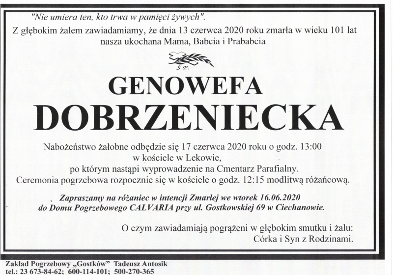 Genowefa Dobrzeniecka