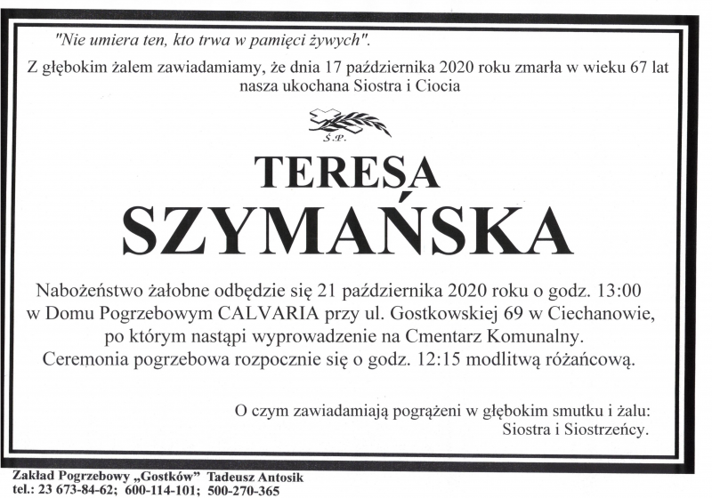 Teresa Szymańska