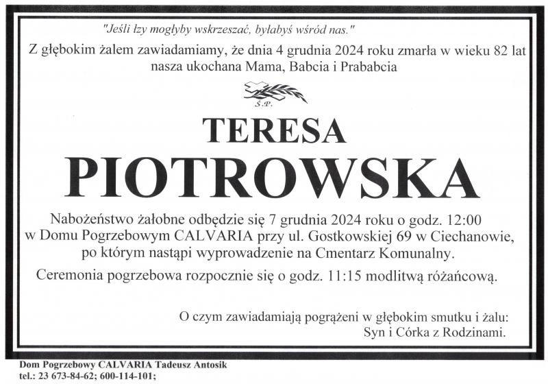 Teresa Piotrowska
