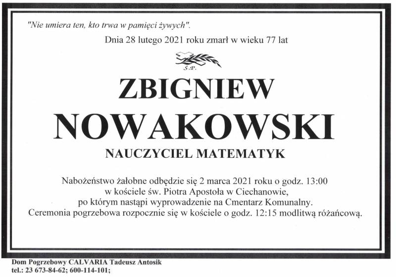 Zbigniew Nowakowski