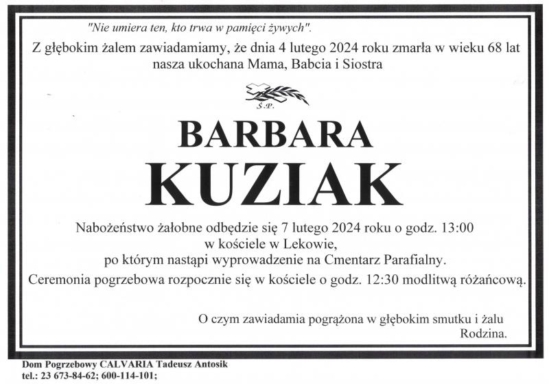 Barbara Kuziak