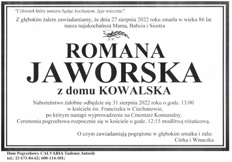 Romana Jaworska