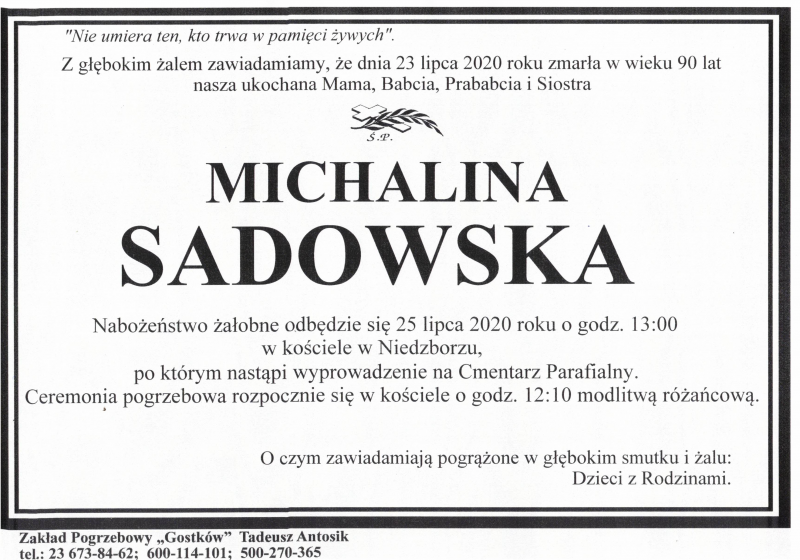 Michalina Sadowska