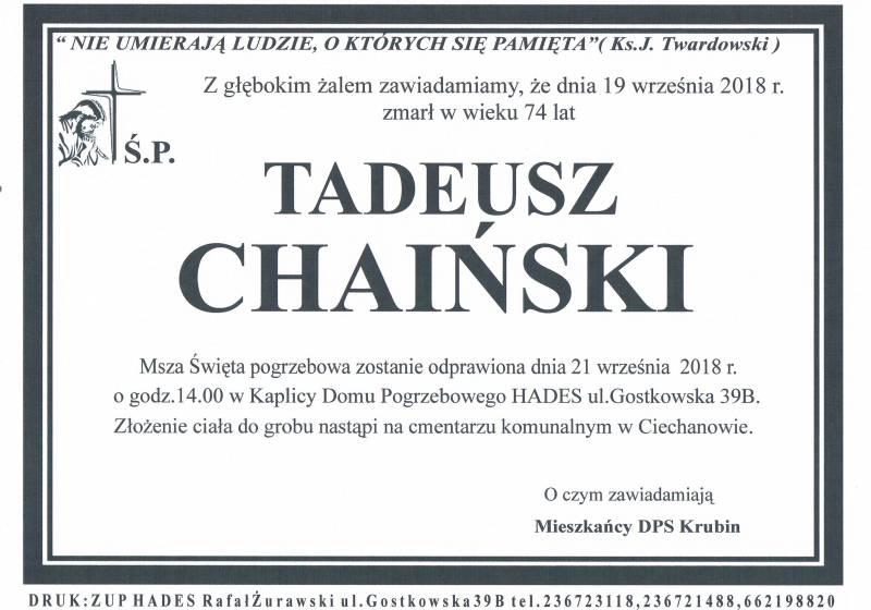 Tadeusz Chaiński