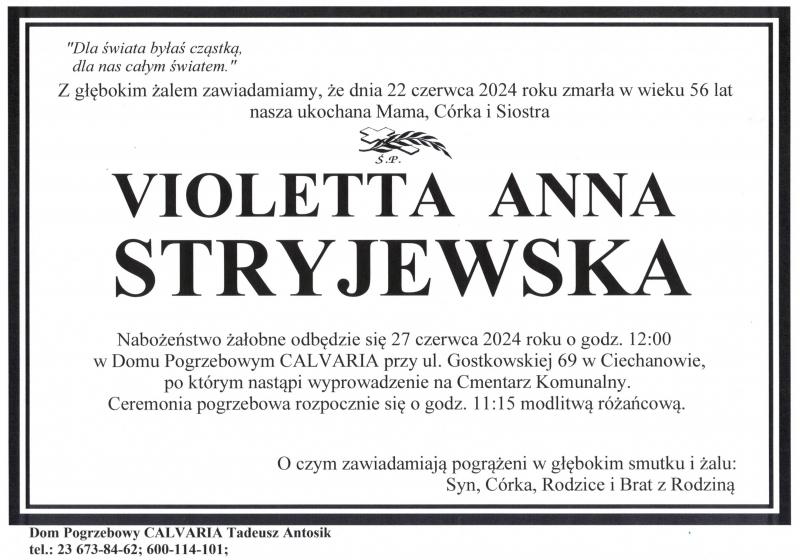 Violetta Anna Stryjewska
