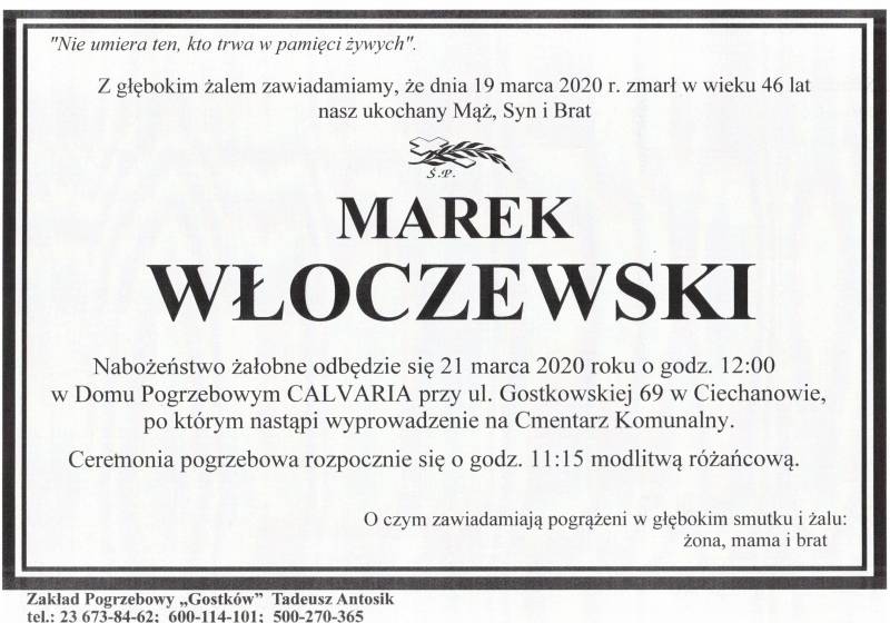 MAREK WŁOCZEWSKI