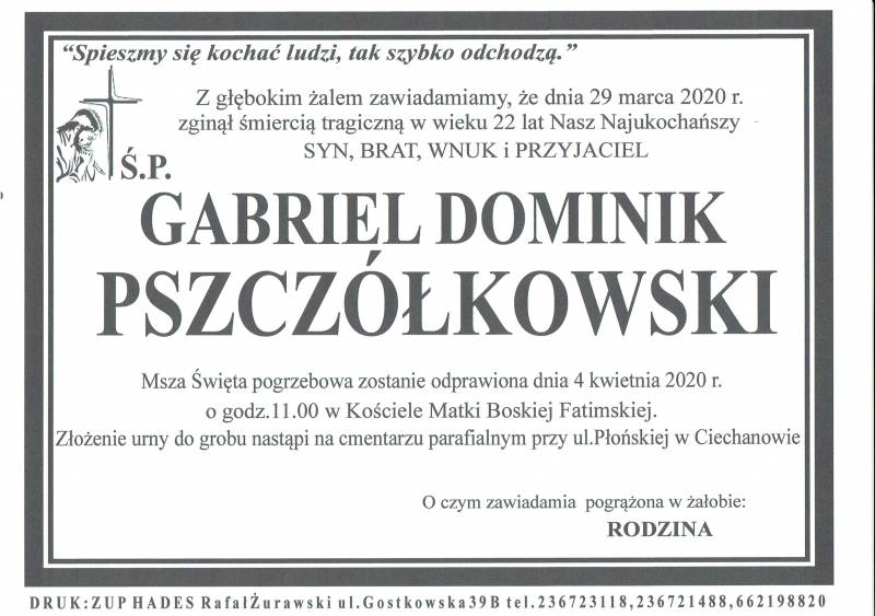Gabriel Dominik Pszczółkowski