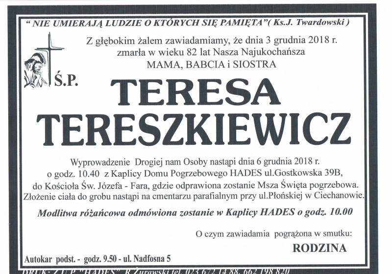 Teresa Tereszkiewicz