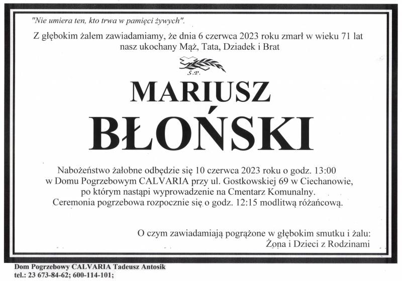 Mariusz Błoński