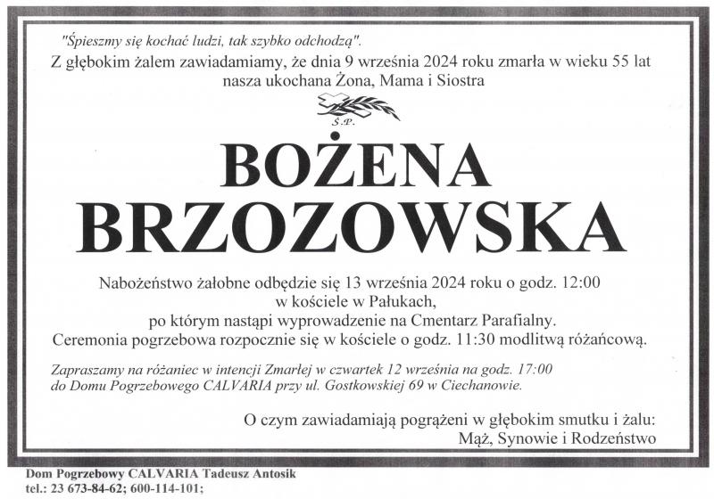 Bożena Brzozowska