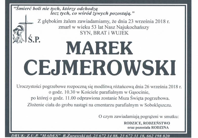 Marek Cejmerowski