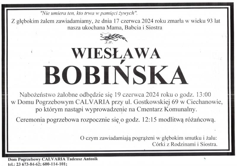Wiesława Bobińska