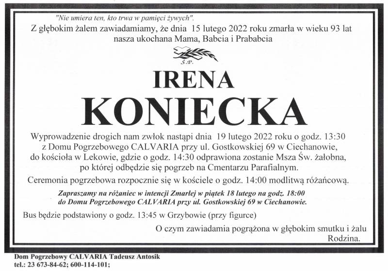 Irena Koniecka