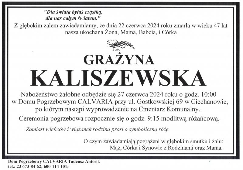Grażyna Kaliszewska
