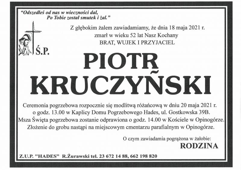 PIOTR KRUCZYŃSKI
