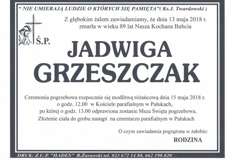 Jadwiga Grzeszczak