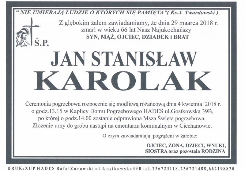 Jan Stanisław Karolak
