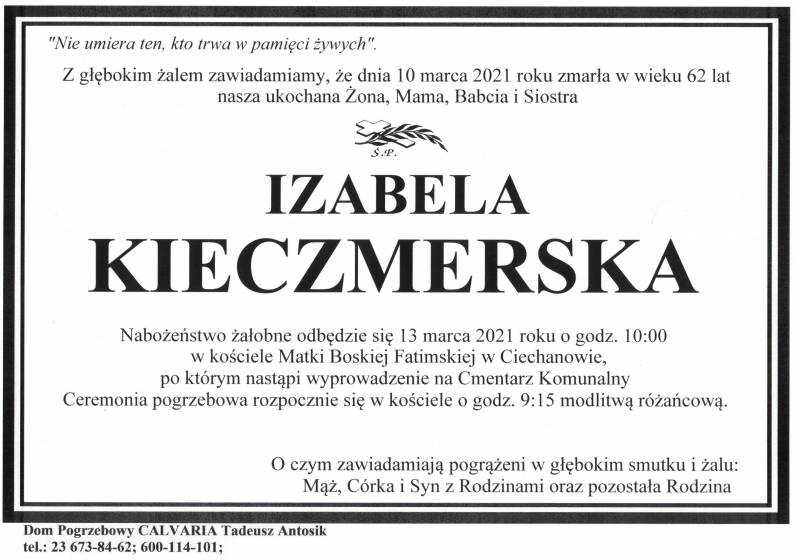 Izabela Kieczmerska