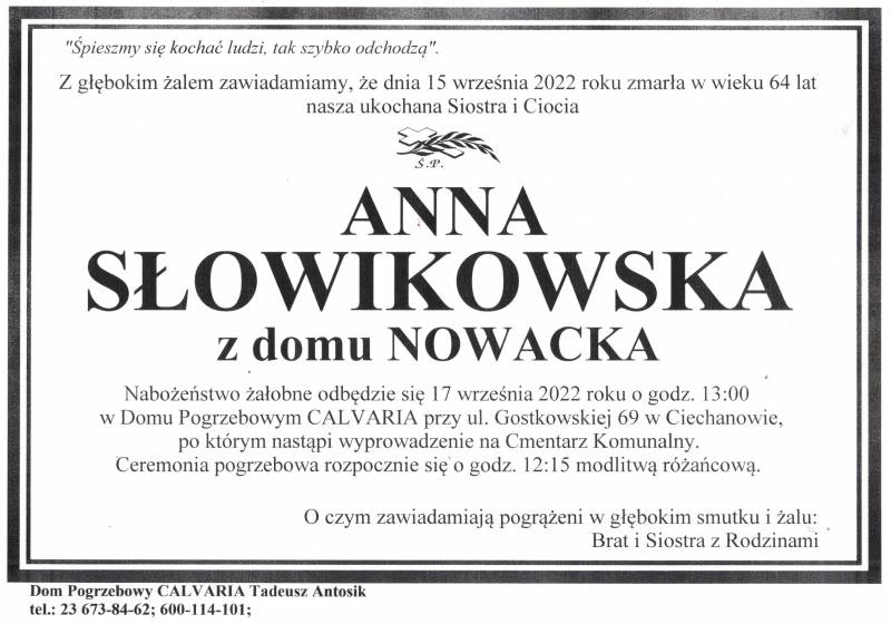 Anna Słowikowska