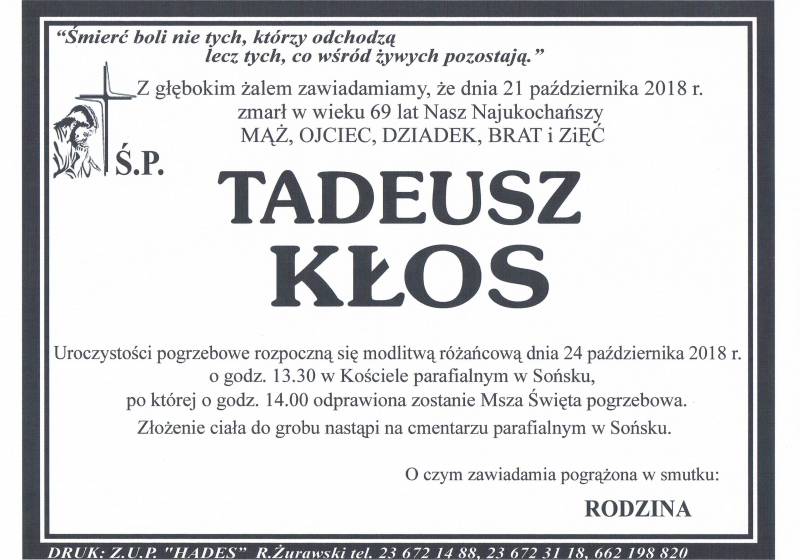 Tadeusz  Kłos