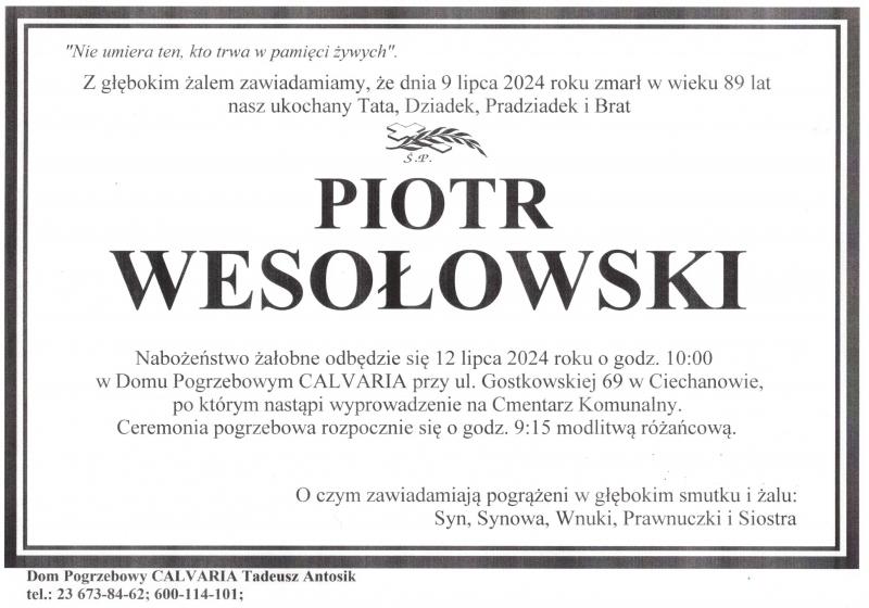 Piotr Wesołowski
