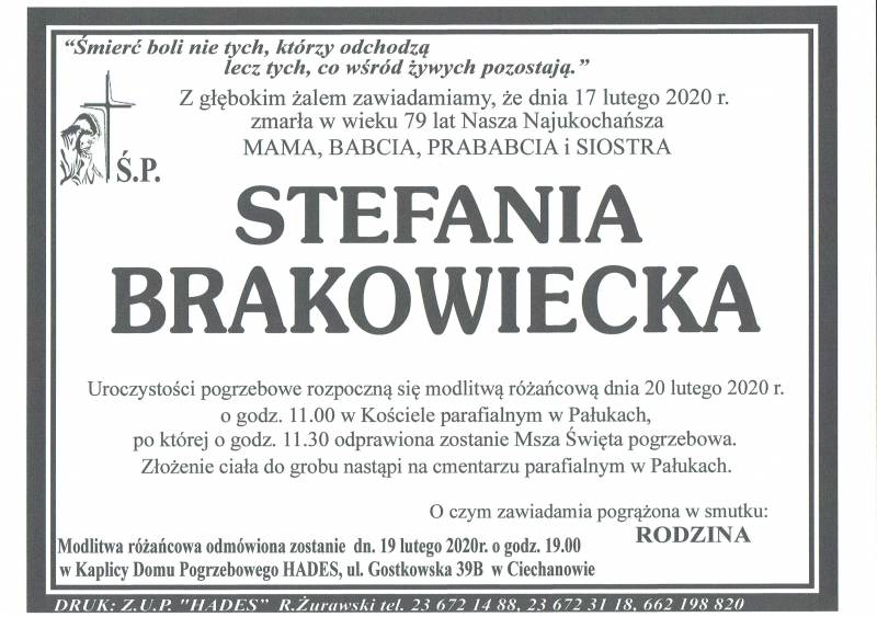Stefania Brakowiecka