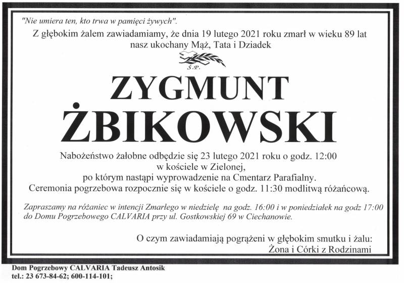 Zygmunt Żbikowski