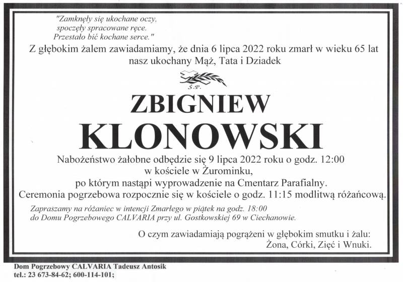 Zbigniew Klonowski
