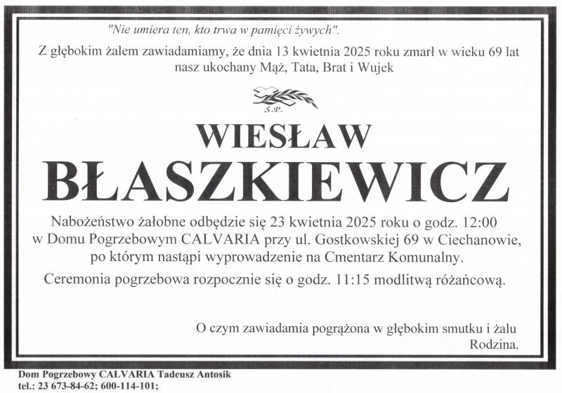 Wiesław Błaszkiewicz