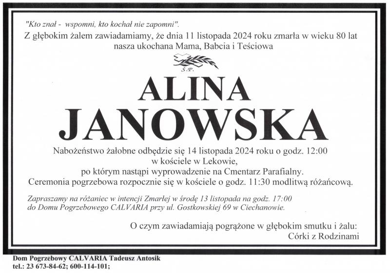 Alina Janowska