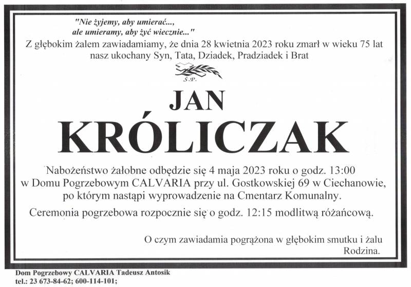 Jan Króliczak