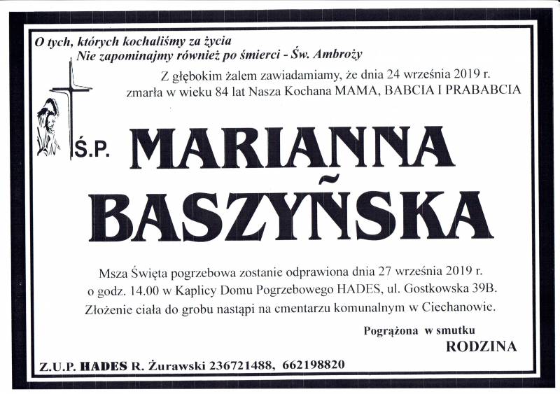 Marianna Baszyńska