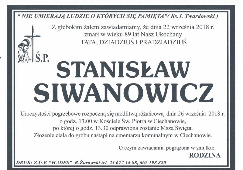 Stanisław Siwanowicz