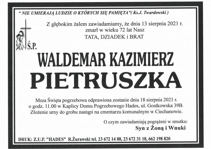 Waldemar Kazimierz Pietruszka