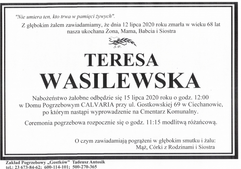 Teresa Wasilewska
