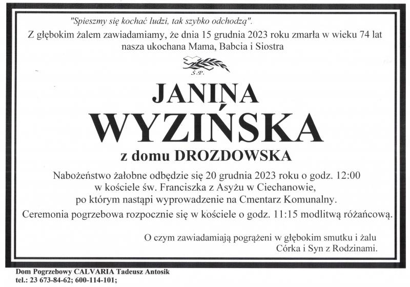 Janina Wyzińska
