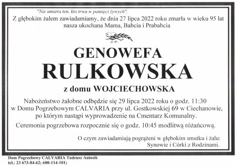 Genowefa Rulkowska