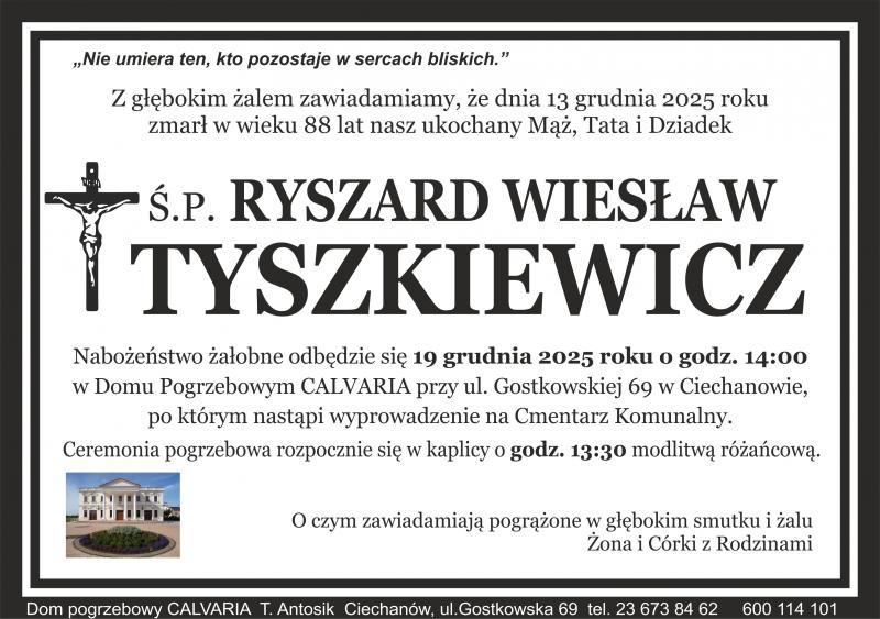 Ryszard Wiesław Tyszkiewicz