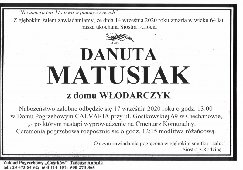 Danuta Matusiak