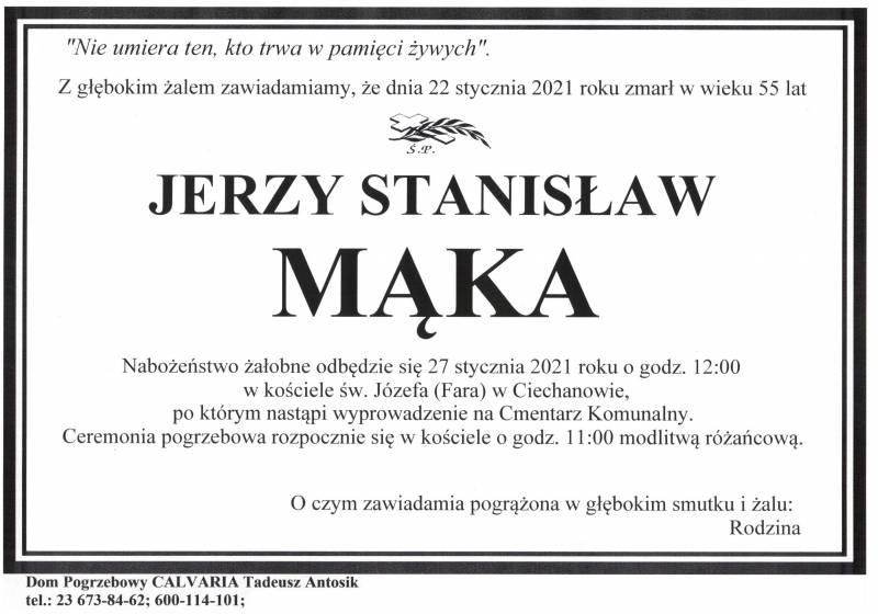 Jerzy Stanisław Mąka
