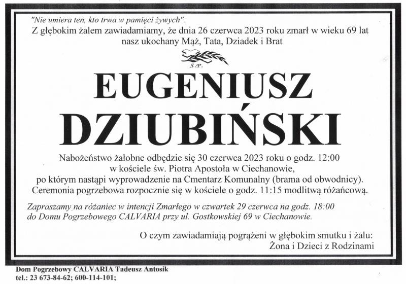Eugeniusz Dziubiński