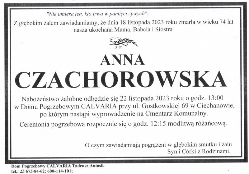 Anna Czachorowska