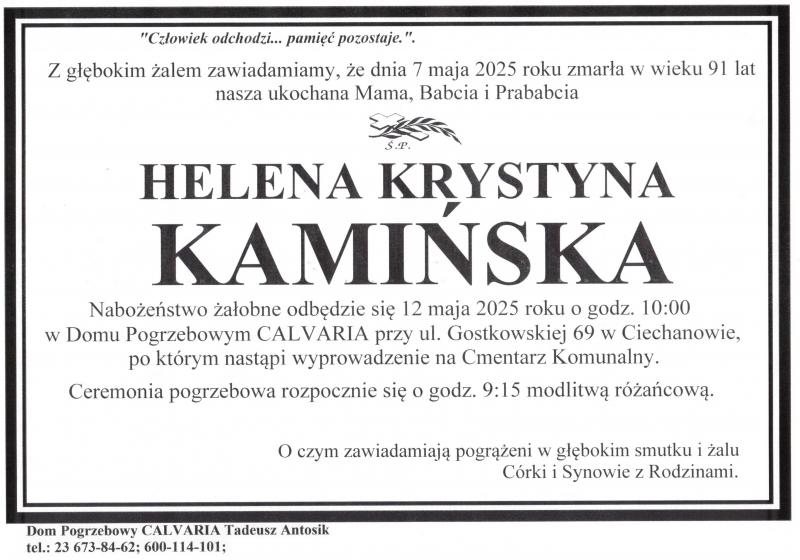 Helena Krystyna Kamińska